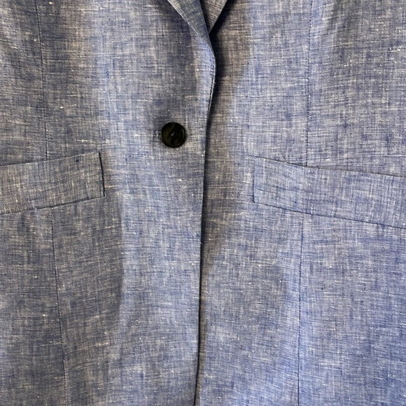Adorable Talbots Linen Jacket Freshly Dry Cleaned Excellent Condition - Picture 5 of 10
